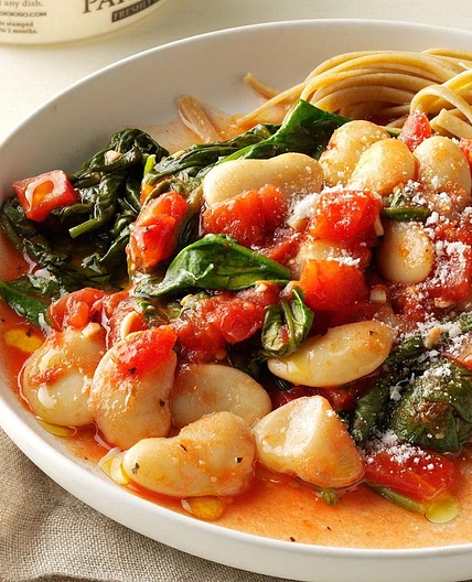 Tomato & Garlic Butter Bean Dinner