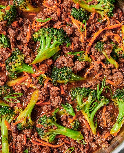 Ground Beef Stir-Fry Teriyaki Bowls