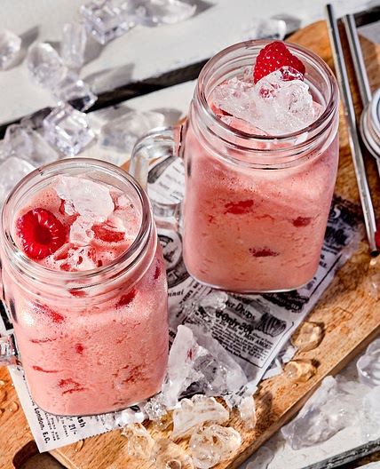 Fruchtiger Himbeersmoothie mit Sanddorn