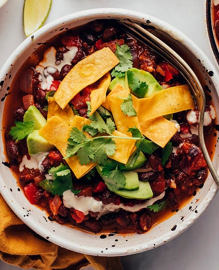 1-Pot Chipotle Black Bean Chili