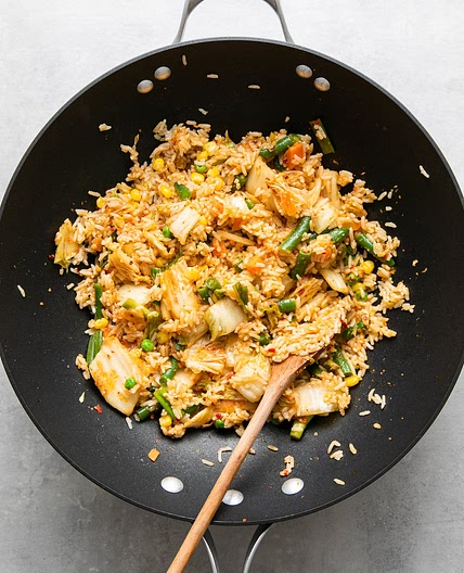 Vegan Kimchi Fried Rice