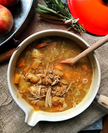 Slow-cooker pork & apple stew