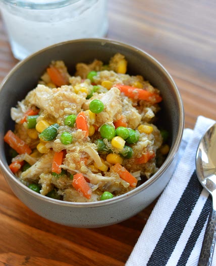 Instant Pot Skinny Crustless Chicken Pot Pie