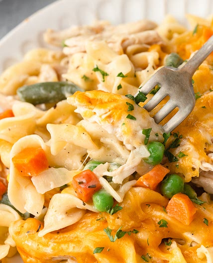 Homemade Chicken Noodle Casserole