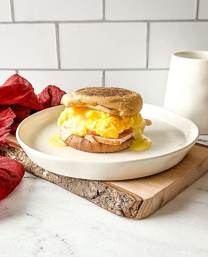 Turkey Egg and Cheese Sandwich