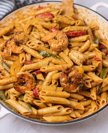Best Rasta pasta Recipe – Jerk Shrimp Pasta