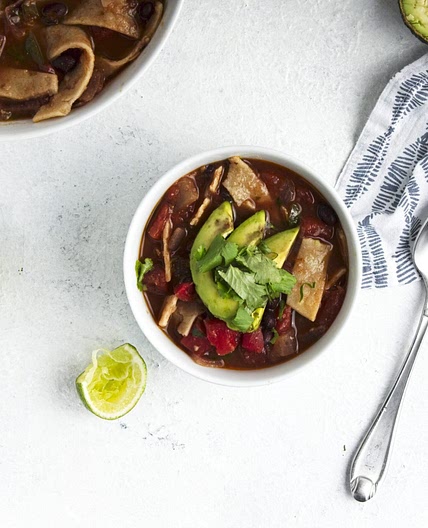 Vegetarian Tortilla Soup