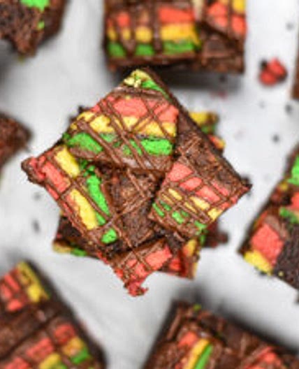Italian Rainbow Brownies
