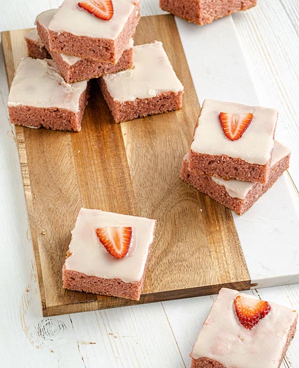 Easy Strawberry Brownies From Scratch