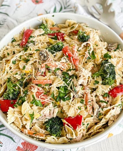 Creamy Pasta Primavera