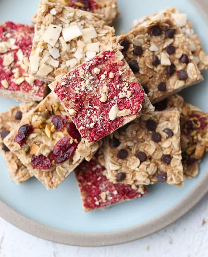 Easy No Bake Vegan Oatmeal Bars for Kids & Toddlers