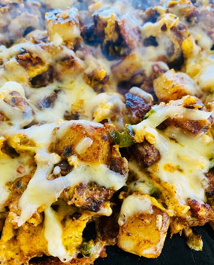 Blackstone Chorizo Potatoes and Eggs