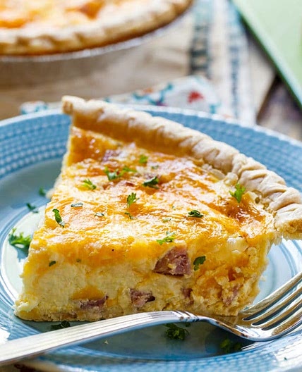 Easy Ham and Cheese Quiche
