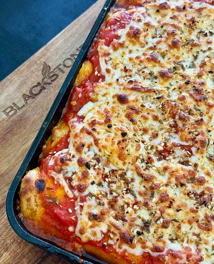 Blackstone Chicken Pesto Manicotti