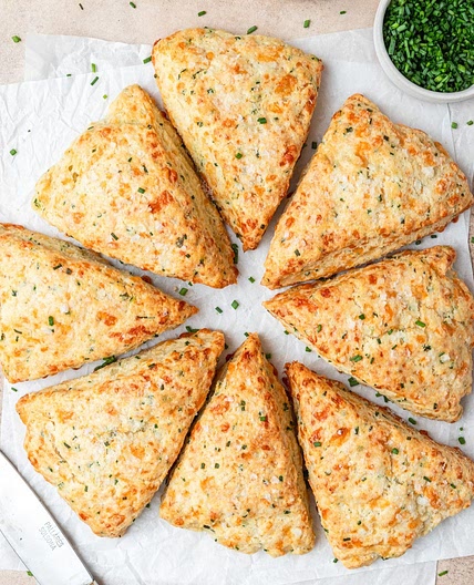 Cheddar Chive Scones