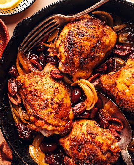 Crispy Baked Chicken Thighs (Mediterranean-Inspired)