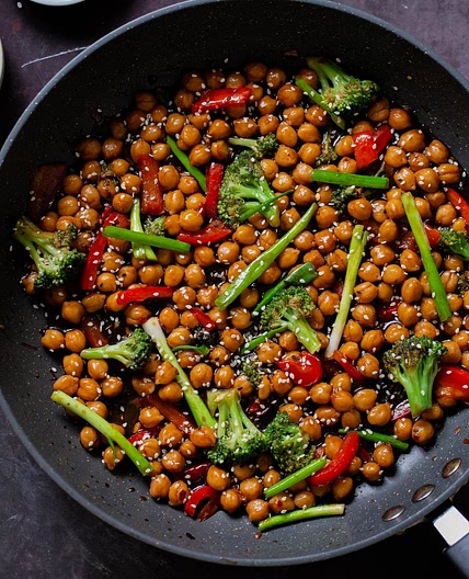 Mongolian Chickpeas