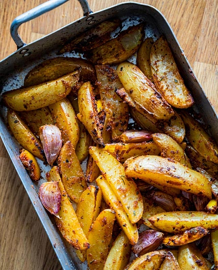 Lemon & Rosemary Potato Wedges