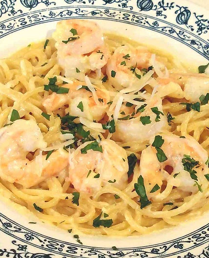 Shrimp Carbonara