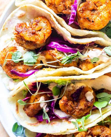 Blackened Shrimp Tacos