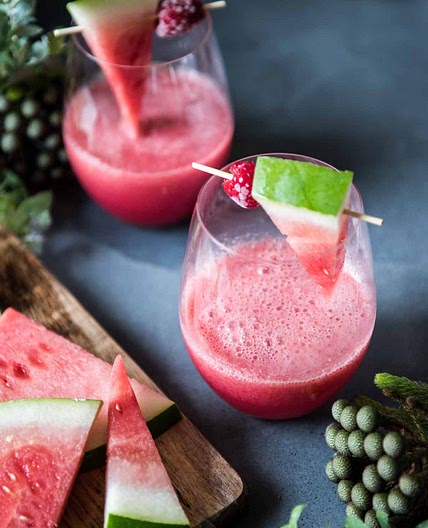 Gin, Elderflower and Summer Fruits Cocktail