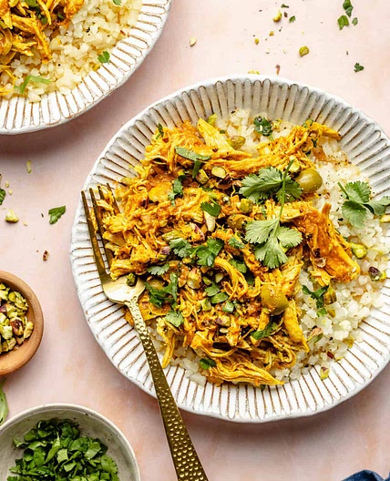 Slow Cooker Tagine-Inspired Chicken