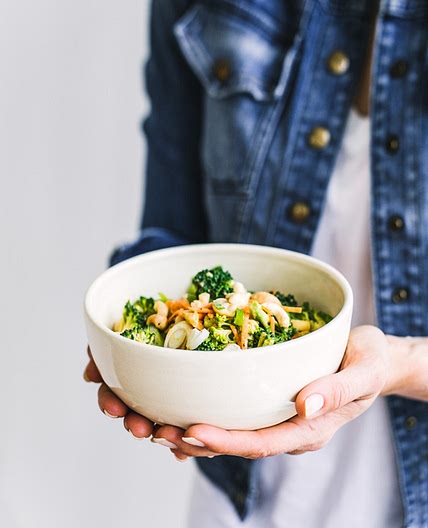 salade de macaronis froids (plein de légumes) à l’asiatique