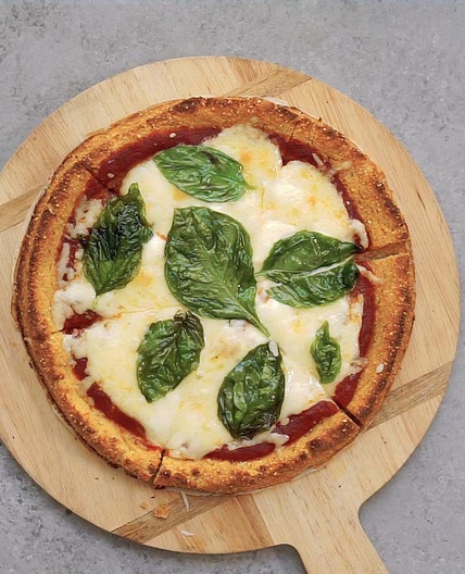 Cauliflower Pizza Crust Recipe by Tasty