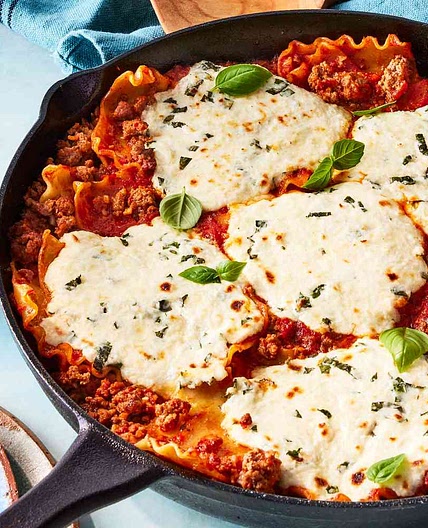 Beefy Skillet Lasagna
