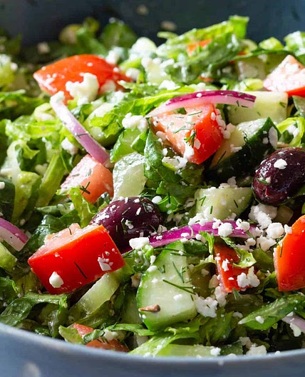 Cucumber Tomato Feta Salad