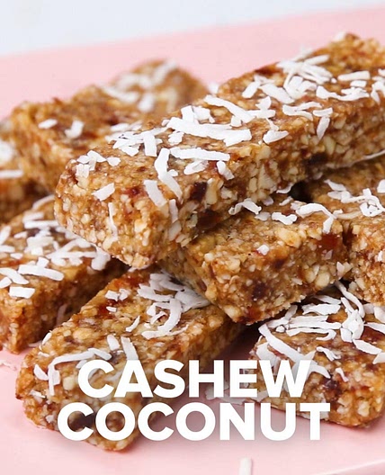 Cashew Coconut Bars Recipe by Tasty