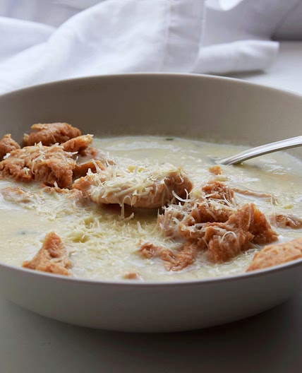 Cremige Spargelsuppe