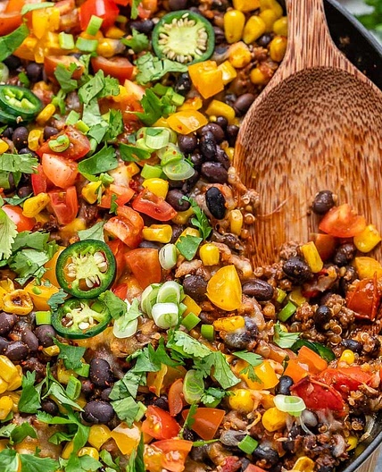 Turkey Quinoa Taco Bake