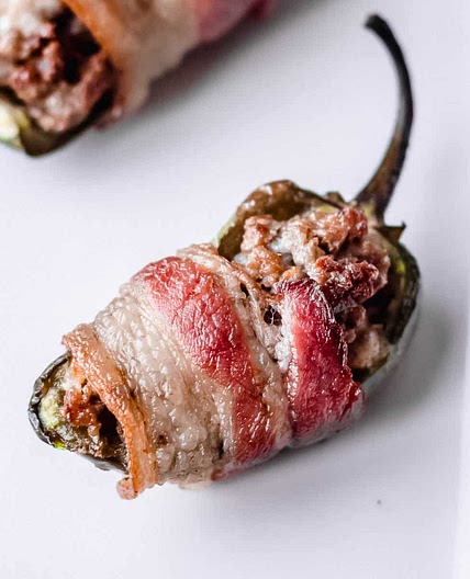 Bacon & Blue Cheeseburger Jalapeno Poppers