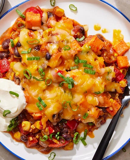 Chili Cheese Sweet Potato Casserole