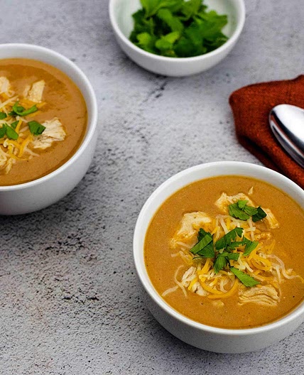 Creamy Chicken Enchilada Soup