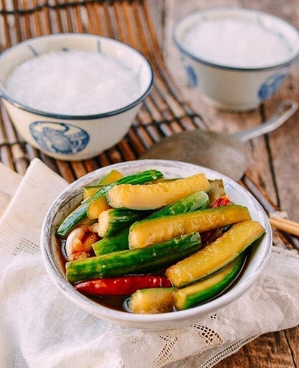 Chinese Pickled Cucumbers (酱黄瓜)