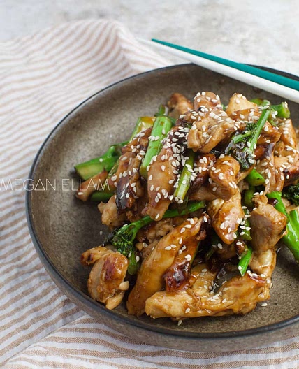 Keto Teriyaki Chicken Stir Fry