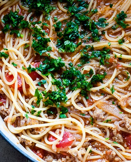 One-Pot Spaghetti with Sausage