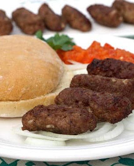 Cevapi (Grilled Serbian Sausages)