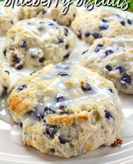 Quick Blueberry Biscuits