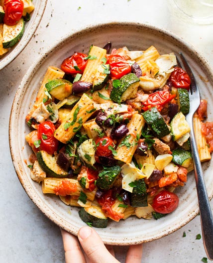 Vegan summer pasta