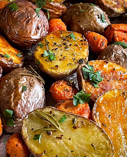 Roasted Potatoes and Carrots Recipe