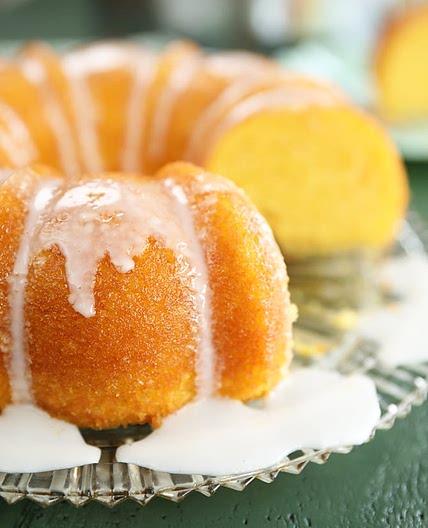 Vintage Lemon Apricot Nectar Cake