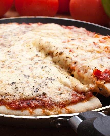 Receita de Pizza de frigideira