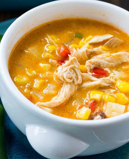 Spicy Chicken and Corn Chowder