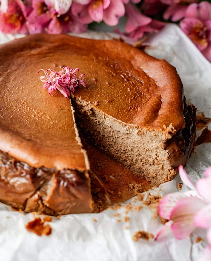 Vietnamese Coffee Basque Cheesecake