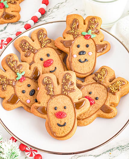 Gingerbread Reindeer Cookies