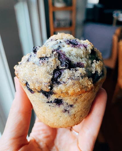 Single-serving Blueberry Muffin