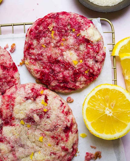 Raspberry Lemonade Cookies